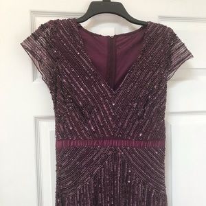 Purple formal dress